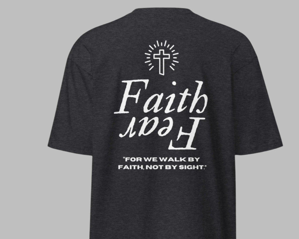 Men's "Faith Over Fear" T-Shirt - Crowned Kingdom Collection