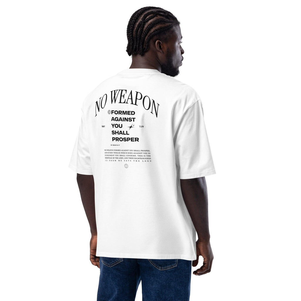 "No Weapon" Oversized T-shirt - Crowned Kingdom Collection