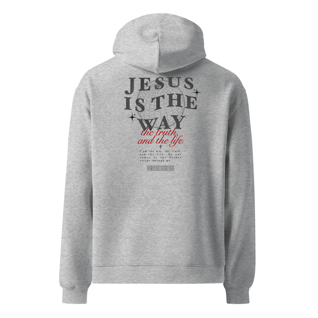 "Jesus is the Way" Oversized Hoodie - Crowned Kingdom Collection