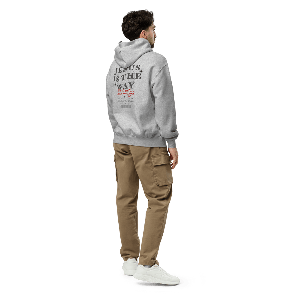 "Jesus is the Way" Oversized Hoodie - Crowned Kingdom Collection