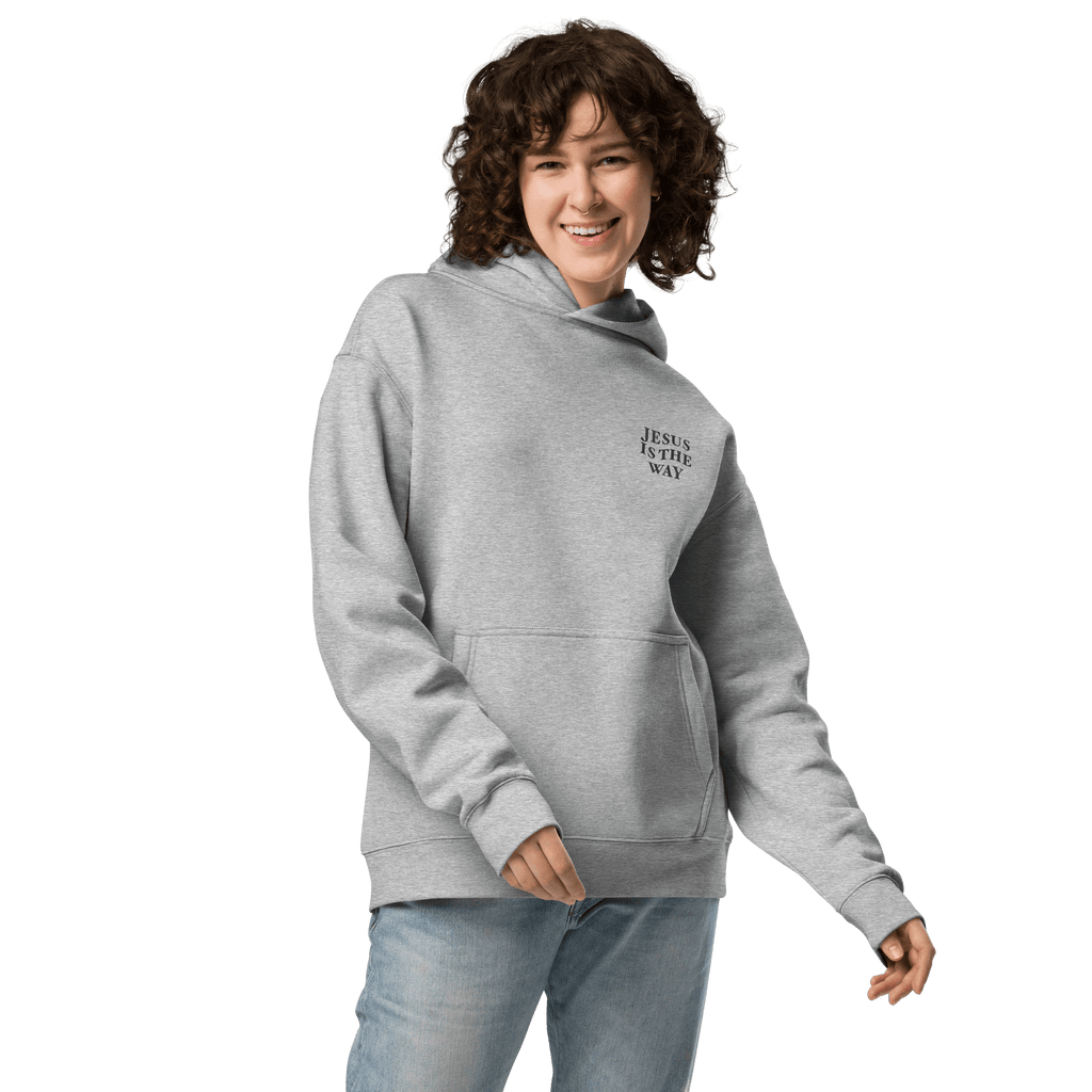 "Jesus is the Way" Oversized Hoodie - Crowned Kingdom Collection