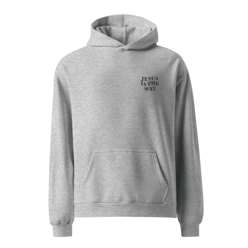 "Jesus is the Way" Oversized Hoodie - Crowned Kingdom Collection