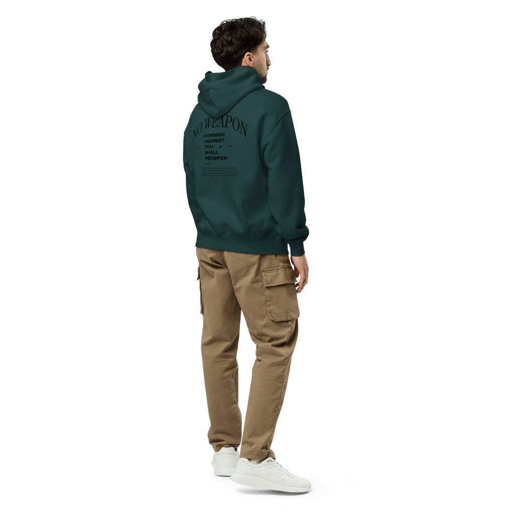 "No Weapon" Oversized Hoodie - Crowned Kingdom Collection